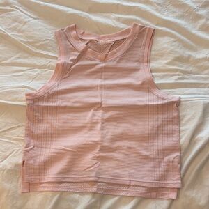 Lululemon Athletica Light Pink Tank Top